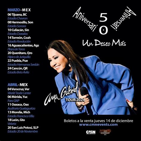 Ana Gabriel Concerts 2024 Reviews - Daria Emelina