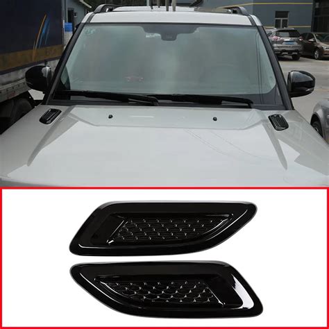 2pcs Car Accessories For Land Rover Discovery Sport LR4 For Range Rover Evoque Vogue Hood Air ...