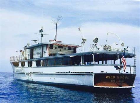 John Wayne's yacht Wild Goose. Used to see it moored by his dock in Newport Beach | John Wayne ...