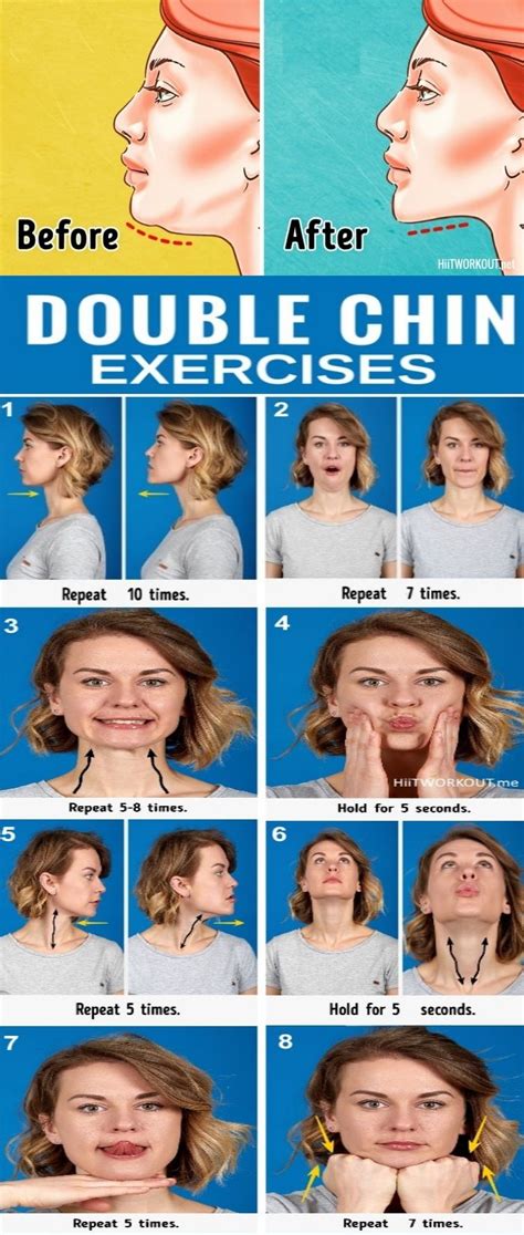 Saggy neck | Chin exercises, Double chin exercises, Exercise