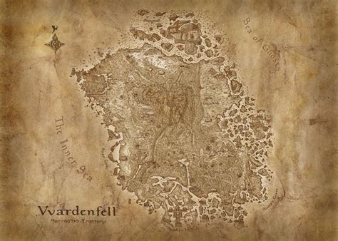 'Morrowind Anth New Map' Poster by The Elder Scrolls | Displate