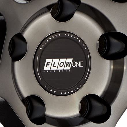 FLOW ONE Race Spec F2 Black Machined w/Dark Tint