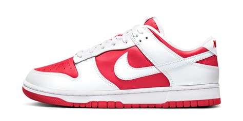 Nike Dunk Low "University Red/White" Supplies Inverted Style - Flipboard