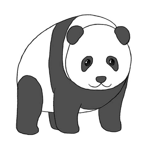 How to Draw a Panda Bear - Easy Drawing Tutorial For Kids