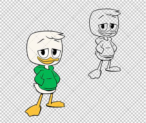 Louie - Ducktales, Svg, Dxf, Eps, Png – SvgShopArt