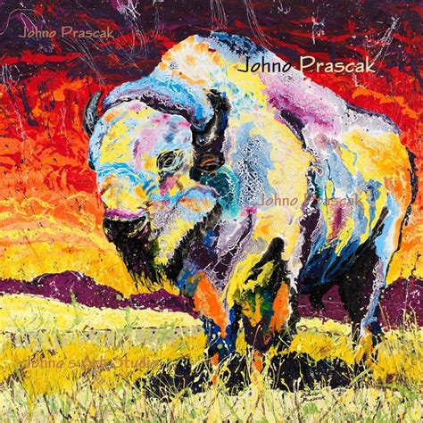 White Buffalo Art, Native American Art, Wild Buffalo, the Great Plains ...