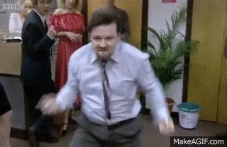 david brent dance on Make a GIF