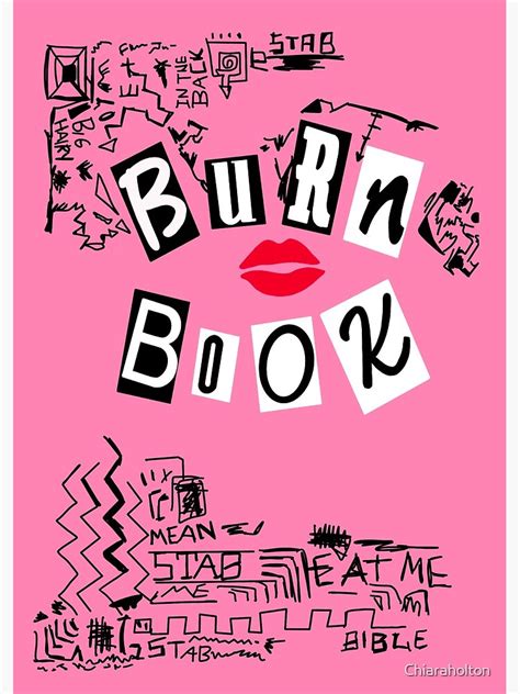 "Mean Girls Burn Book" Art Print for Sale by Chiaraholton | Redbubble