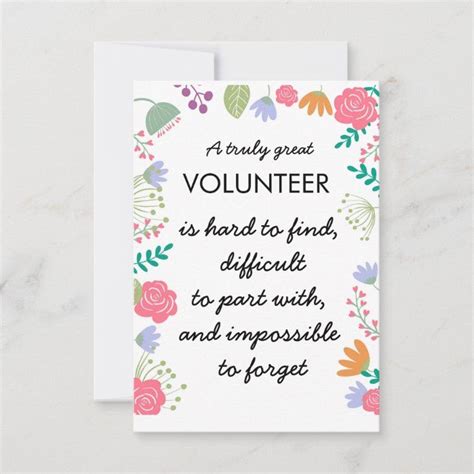 volunteer appreciation week card | Zazzle | Volunteer appreciation gifts, Volunteer appreciation ...