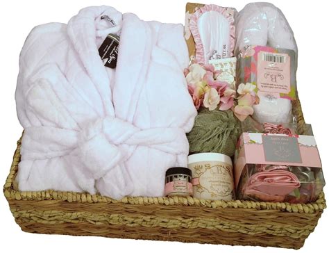 DELUXE HOTEL SPA GIFT BASKET WITH VELOUR ROBE XL | Luxury gift basket ...