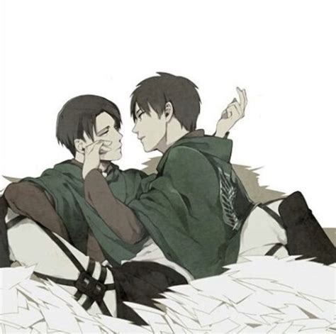 Pin on Levi Ackerman x Eren Yeager