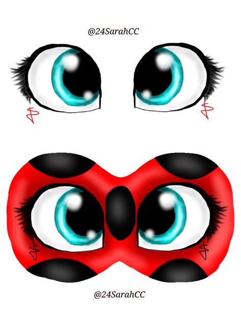 Marinette and Ladybug Eyes[speedpaint] by 24SarahCC on DeviantArt