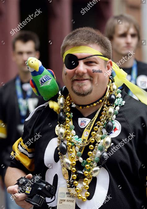 Pittsburgh Steelers Fan During Nfl Super Editorial Stock Photo - Stock ...