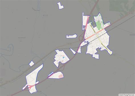 Map of Kenly town - Thong Thai Real