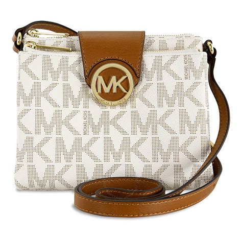 Michael Kors Fulton Small Crossbody Handbag in Vanilla - Cream 32F3GFTC3B 887042906381 ...