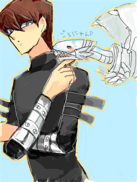 Seto and Blue Eyes White Dragon - Seto Kaiba Fan Art (22573325) - Fanpop