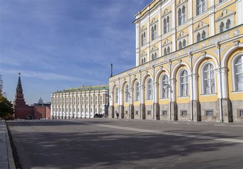 Inside of Moscow Kremlin, Russia Day. Grand Kremlin Palace Editorial ...