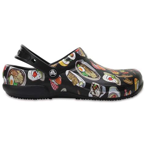 Crocs Bistro Graphic Clog Black buy and offers on Dressinn