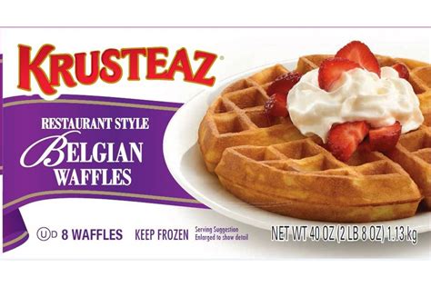 KRUSTEAZ Belgian Waffle 5 oz. / 1/ 8 Ct. | Conagra Foodservice