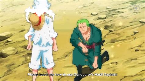 Luffy teaches Zoro how to use Advanced Conqueror's Haki - One Piece - YouTube