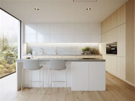 40 Minimalist Kitchens to Get Super Sleek Inspiration Modern Minimalist Kitchen, Minimalist Home ...