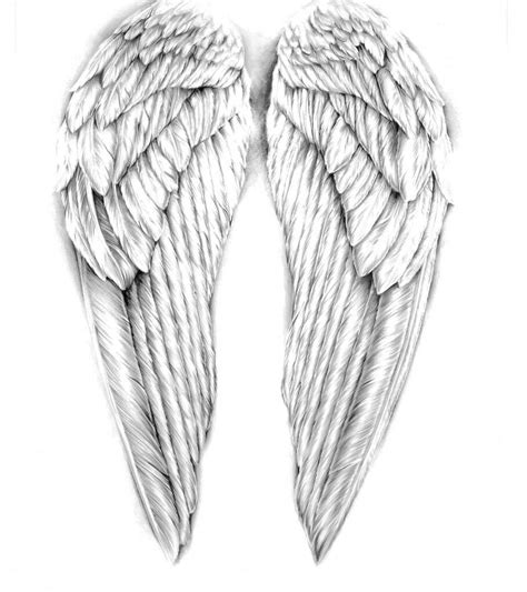 Realistic Angel Wings Coloring Page - Free Printable Coloring Pages for ...