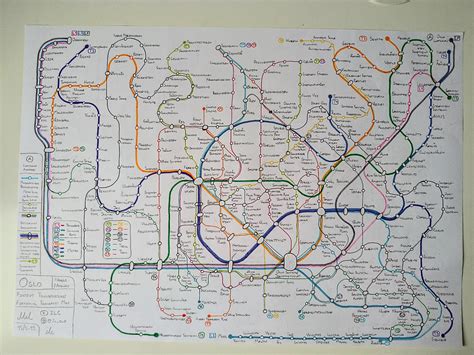 I made a (handdrawn) fictional transit map for Oslo :) Hope you like it! : r/imaginarysubwaymaps