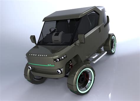 Hybrid Land Rover Defender Concept on Behance