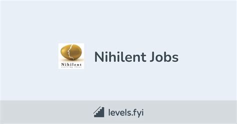 Nihilent Jobs | Levels.fyi