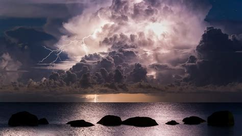 2048x1152 Storm Clouds over Ocean Wallpaper,2048x1152 Resolution HD 4k ...