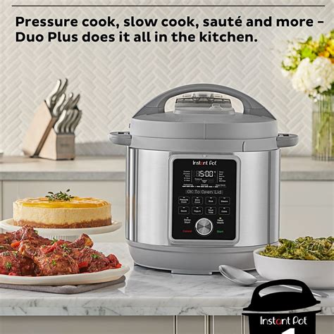 Instant Pot® Duo™ Plus 8-quart Multi-Use Pressure Cooker with Whisper ...