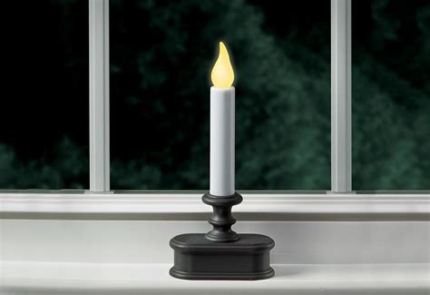 Wireless Sensor LED Window Candles (Set of 6) @ Sharper Image | Window candles, Led window ...