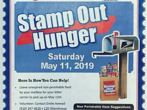 Davis Street Teams up with the US Post Office to Help Stamp Out Hunger! - San Leandro, CA Patch