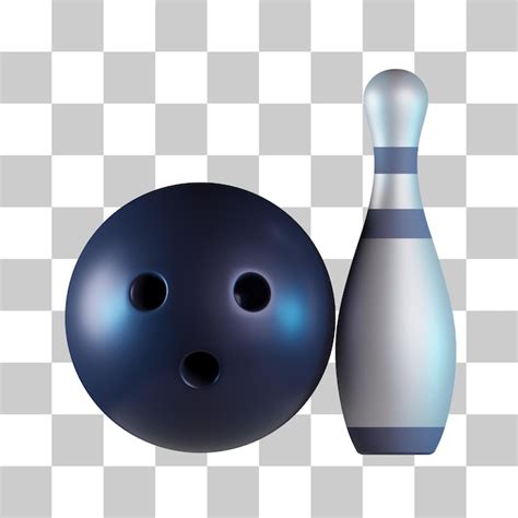 Premium PSD | Bowling game equipment 3d icon