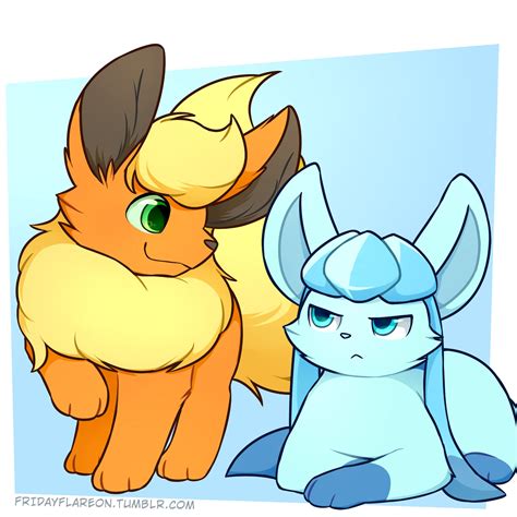 #Flareon #Glaceon | Cute pokemon, Cute pokemon pictures, Pokemon eevee ...