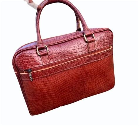 RED Mens Printed leather Laptop Massanger Bags, Thickness: 1.25 at Rs ...
