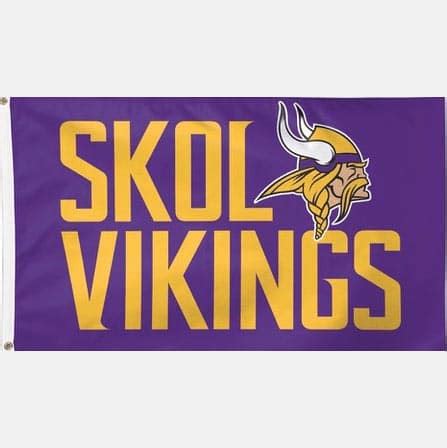 SKOL Vikings Flag 3X5 | Falls Flag Source