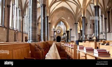 Temple Church Interior Stock Photo - Alamy