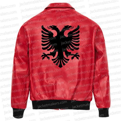 Red Bomber Albanian Drake Polar Opposites Jacket