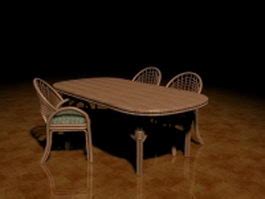 Rattan Furniture 3D Models Free Download - CadNav