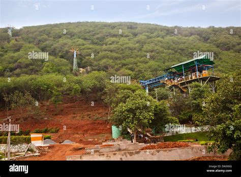 Cable Car station on a hill, Kailasagiri Park, Visakhapatnam, Andhra Pradesh, India Stock Photo ...