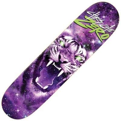 Zero Skateboards Zero Chris Cole Space Tiger Purple Skateboard Deck 8.125" - Skateboard Decks ...