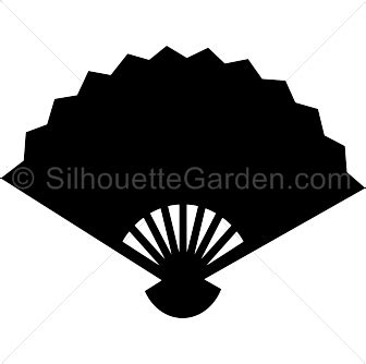 Fan Silhouette | Silhouette clip art, Free clip art, Silhouette free