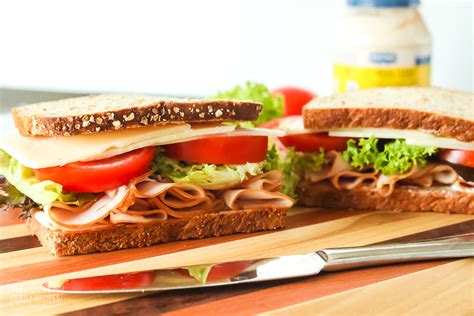 Turkey Sandwich (Deli Style Recipe)