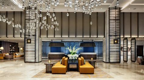 Kollin Altomare Architects Sheraton Los Angeles San Gabriel Art Deco Hotel Lobby Design | Kollin ...