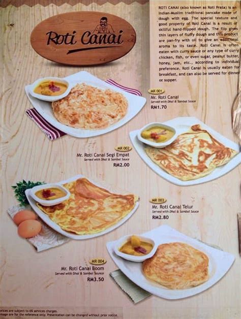 Mr. Roti Canai Menu, Menu for Mr. Roti Canai, Putra Heights, Selangor - Zomato Malaysia