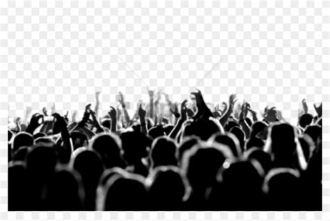 Audience Crowd Silhouette PNG Image