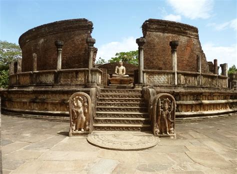 Beautiful Ancient City Of Polonnaruwa With Hundred Of Tombs, Temples And Statues ...