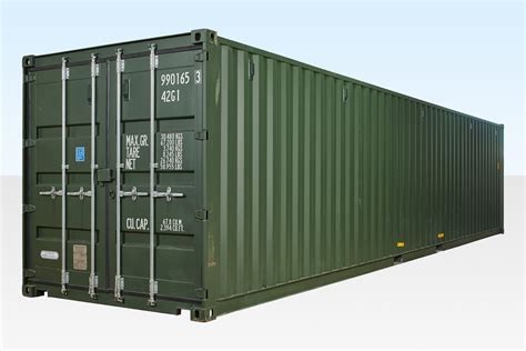 40ft Shipping Container for Sale Dark Green RAL 6007 - Portable Space