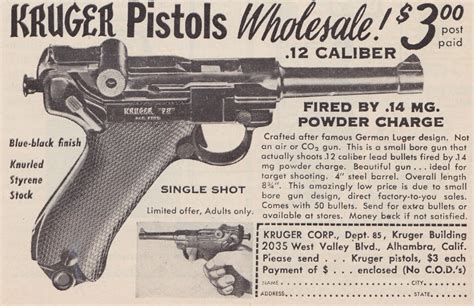 Vintage Outdoors: Luger, Kruger and Ruger... A Tale of 3 Pistols